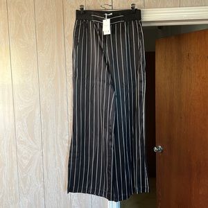 NWT SILK Cami NYC Striped pants